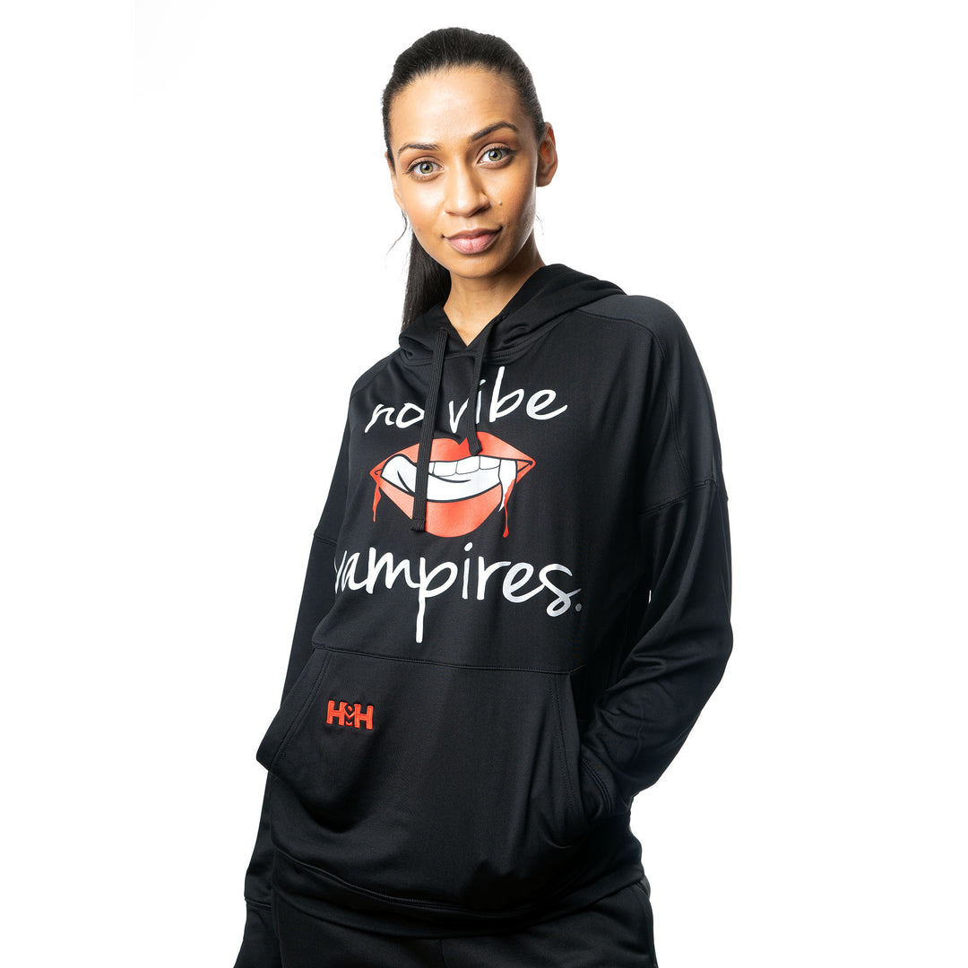 No Vibe Vampires Performance Hoodie